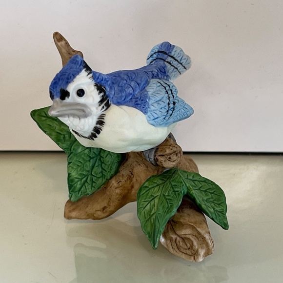 Lefton Bird Collection Porcelain Blue Bird Figurine Taiwan Vintage - Picture 11 of 12